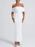 Jasmine Off Shoulder Sleeveless Maxi Dress
