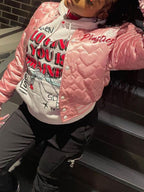 Jayden Letter Cotton Padded Jacket