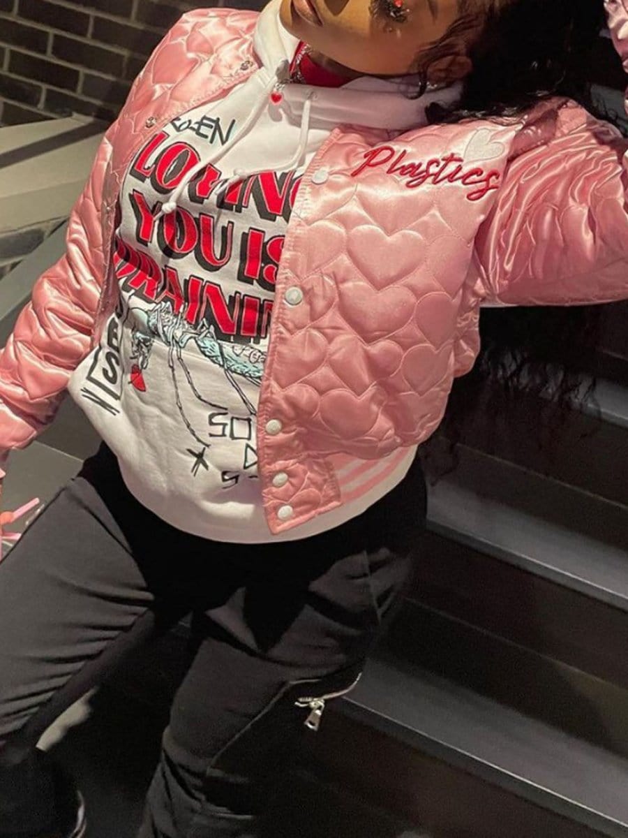 Jayden Letter Cotton Padded Jacket