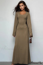Jaye Long Stylish Sleeve Maxi Dress