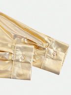 Jeevan Metallic Chic Shirt