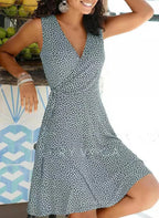 Florencia Statement Sleeveless Dress Chic Silhouette Collection