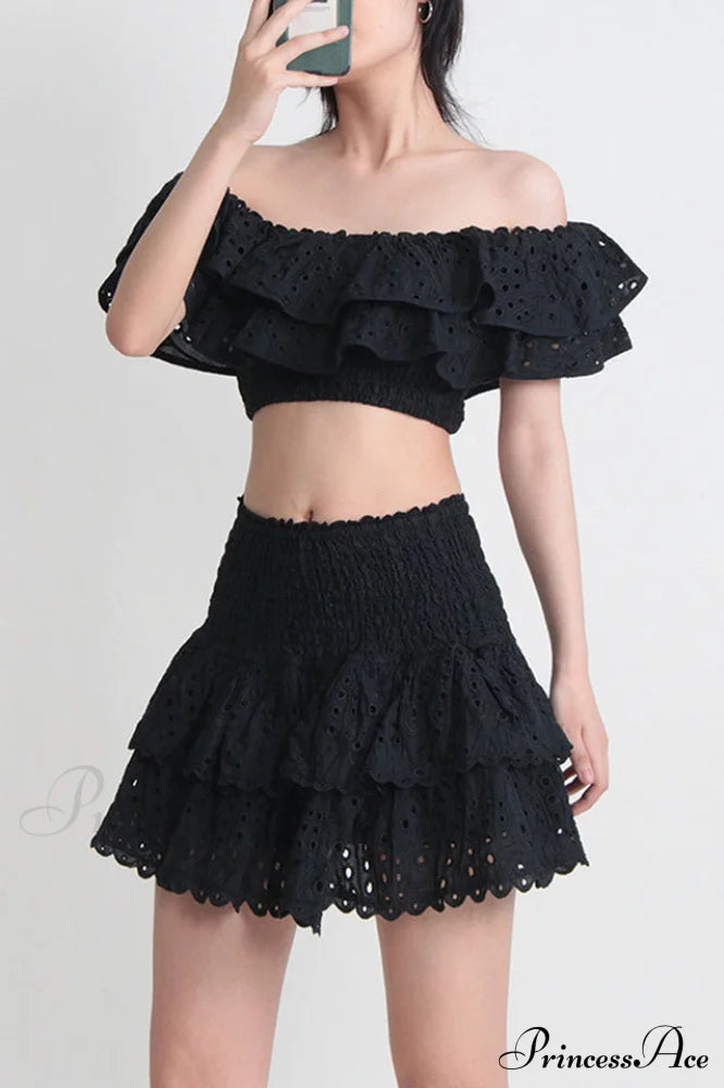 Jessica Bara Stylish Vanessa Ruffle Set