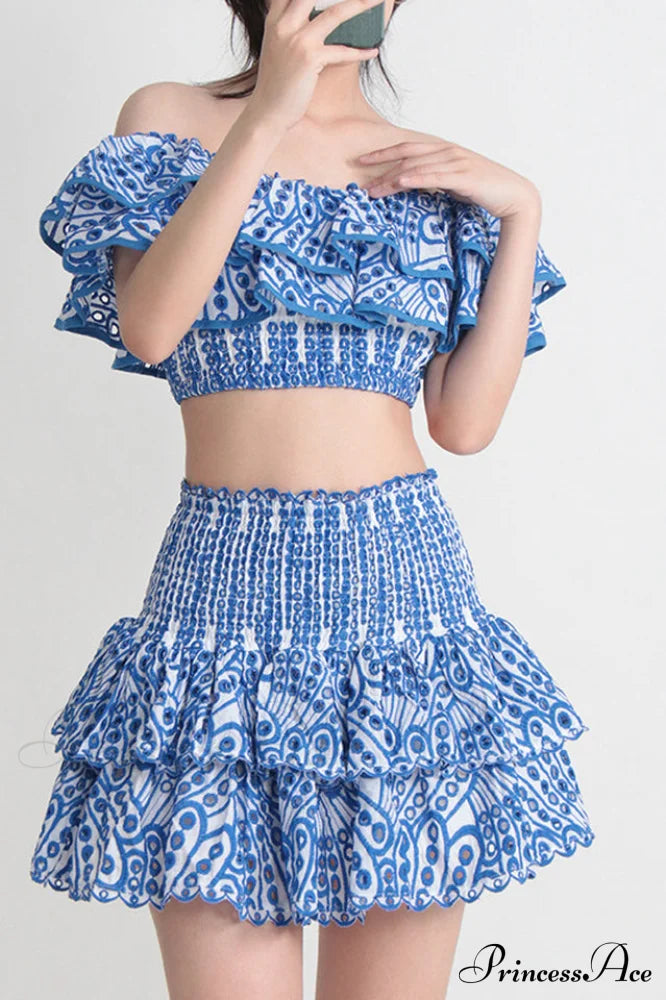 Jessica Bara Stylish Vanessa Ruffle Set