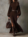 Harriet | Vintage Lantern Sleeve Midi Dress