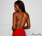 Jolie Formal High Charming Slit A-Line Dress