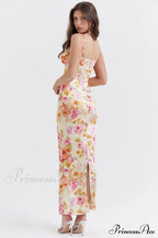Josefina Ivory Stylish Floral Maxi Dress