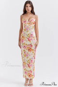 Josefina Ivory Stylish Floral Maxi Dress