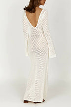 Josie V - neck Cut - out Knit Maxi Dress