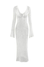 Josie V - neck Cut - out Knit Maxi Dress