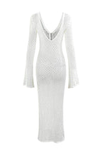 Josie V - neck Cut - out Knit Maxi Dress