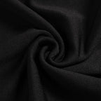 Bowknot contrast gloves long sleeve 3-way off shoulder mini dress