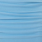 Mesh zip-up halter ruched slit irregular low cut 3-way dress