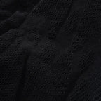 Fishnet sleeveless hollow out high neck see through mini dress