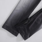 Long sleeve gloves body print contrast mini dress
