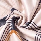 Long sleeve crewneck striped contrast mini dress