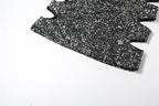 Glitter hollow out high neck button sleeveless mini dress