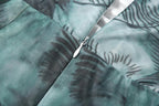 Long sleeve tie dye off shoulder ruched sweetheart neck self tie backless mini dress