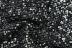 Glitter hollow out high neck button sleeveless mini dress