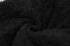 Textured zip-up drawstring hollow out halter long sleeve 2 piece mini dress