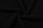 Gloves long sleeve solid zip-up high neck mini dress