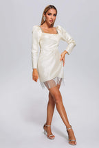 Syre Puff Sleeve Mini Dress