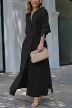 Natalia Elevated Long Dress Statement Occasion Edit