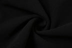 Bowknot long sleeve square neck zip-up contrast 2-way mini dress