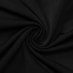 Mesh patchwork solid low cut long sleeve cross front maxi dress