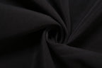 Solid long sleeve zip-up ruffle midi dress