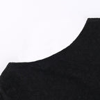 Lace solid long sleeve backless hollow out self tie mini dress