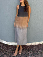 Virginia Minimalist Stylish Print Dress Designer Edit