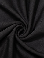 Halter slit o ring solid backless mini dress
