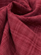 Frida Stylish Checked Plus Size Dress with Asym Hem for Women