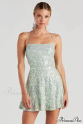 Julianna Sleeveless Stylish Sequin Party Dress