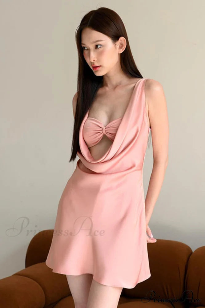 Julie Satin Stylish Slip Dress