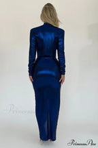 Juliette Metallic Stylish Tie Front Dress