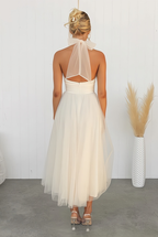 Dominique Statement High Quality Sleeveless Party Dress for Fashionable Women Chic Silhouette Collection