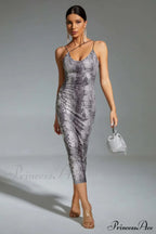 Kailani Leopard Stylish Bodycon Dress
