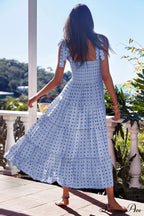Katie Smocked Stylish Maxi Dress