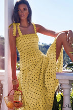 Katie Smocked Stylish Maxi Dress