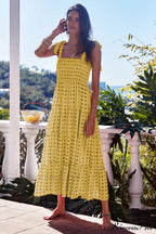 Katie Smocked Stylish Maxi Dress