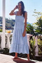 Katie Smocked Stylish Maxi Dress