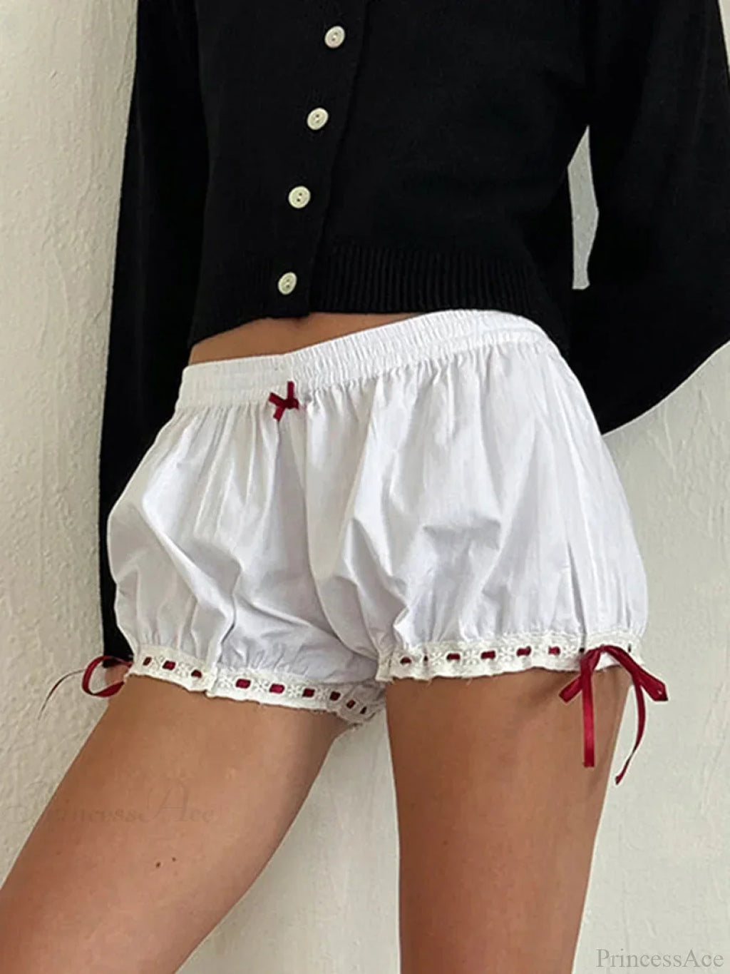 Kawaii Bow Ruffle Bloomer Short
