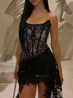Kaylee Off Shoulder Strapless Mini Dress