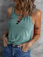 V-neck Loose Casual Sleeveless Bottoming Shirt