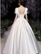 Vintage Satin Evening Dress