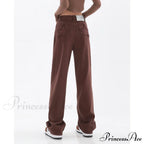 Khaki Wide Leg Jeans