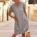 Isabel Stylish Linen Dress for Women Trendy Daily Look