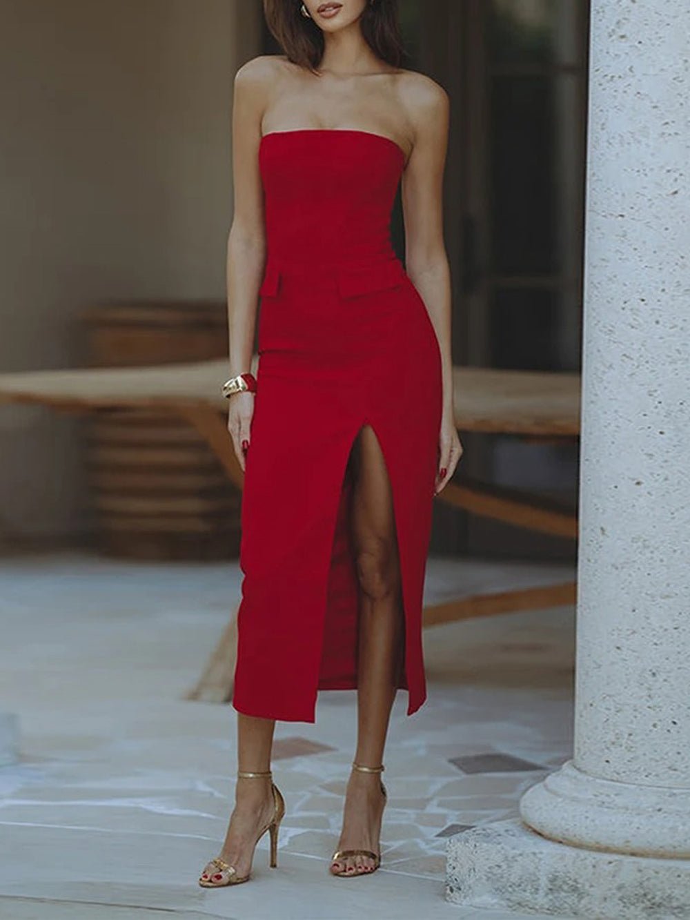 Kimberly Sleeveless Maxi Dress